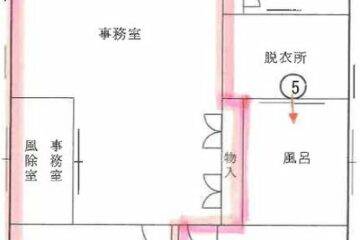 福岡県中湖市で競売 戸建240平方メートル 898万円
