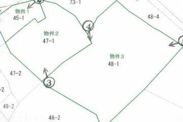 Vente aux enchères dans la ville de Miharu, Tamura-gun, préfecture de Fukushima : 4,92 millions de yens Terrain de 1 651 mètres carrés